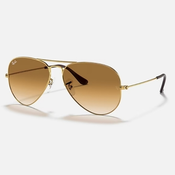 Ray-Ban Accessories - RAY BAN Aviators RB 3025 Sunglasses in Gradient Gold
